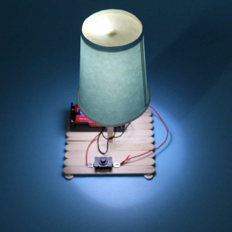 Technology Small Making Small Inventor General Technical Works High School Homemade Table Lamp Stem Science Experimental Toy Materials
