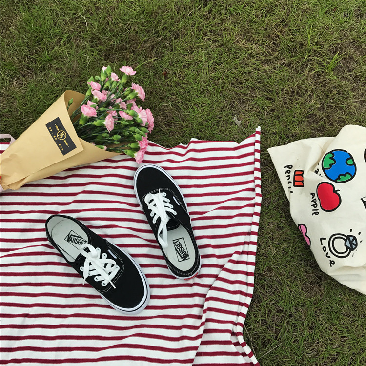 New ins với cùng một vài giày vải nữ chic phong cách Hàn Quốc hoang dã Harajuku ulzzang Hàn Quốc casual skate giày