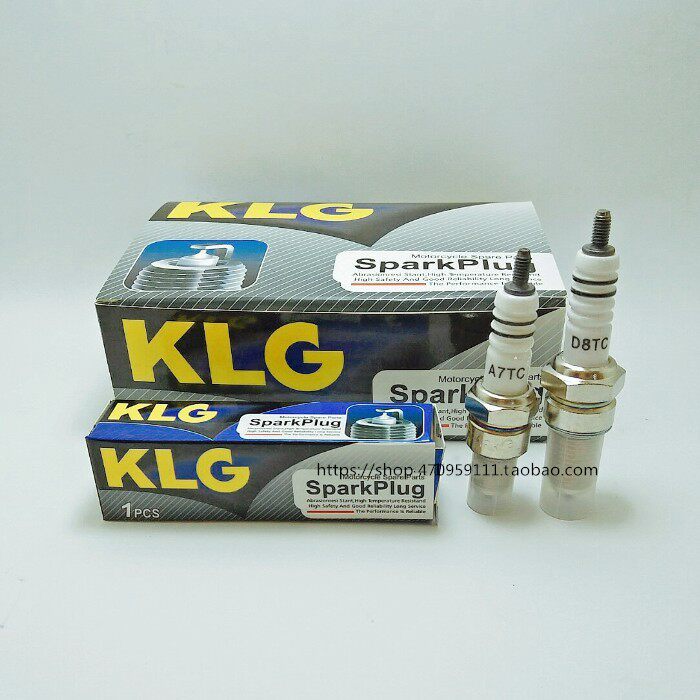 KLG Marshal Matching Spark Plug Bend beam pedal rider locomotive A7TCD8TC110150 three-wheeled oil saw L7T