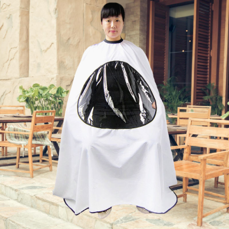 Barber shop cloth hair salon dedicated high-end trendy net red style transparent hair cutting professional custom LOGO hairdressing non-stick hair - Taobao