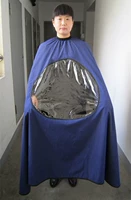 Прозрачный темно -синий круг увеличен