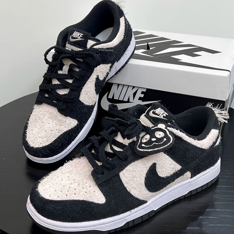 Nike Dunk Low Men's Black and White Panda Wear-Resistant Low-Top Casual Sports Shoes Ib2990-100