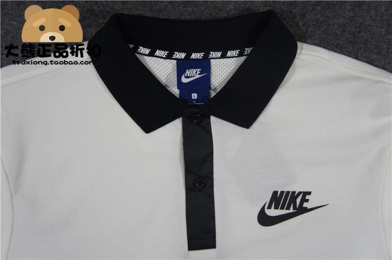 Counter chính hãng Nike NIKE nam thể thao và giải trí ve áo cotton ngắn tay T-Shirt POLO áo 830848-010 áo polo bé trai
