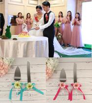 New high - end hand - grade flower wedding birthday cake shovel bread to cream shovel baking utensils