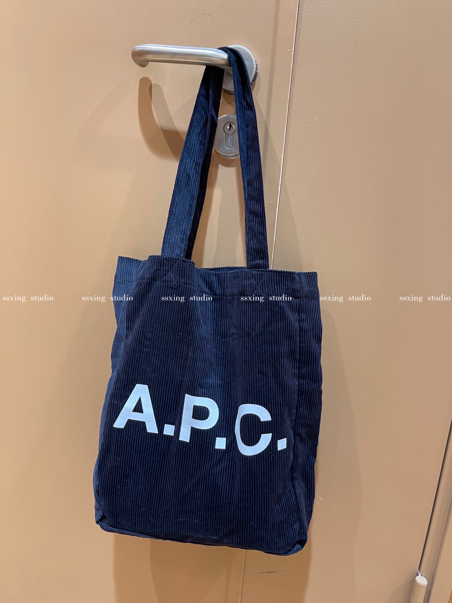 APC SSXING自制款絲絨帆布包