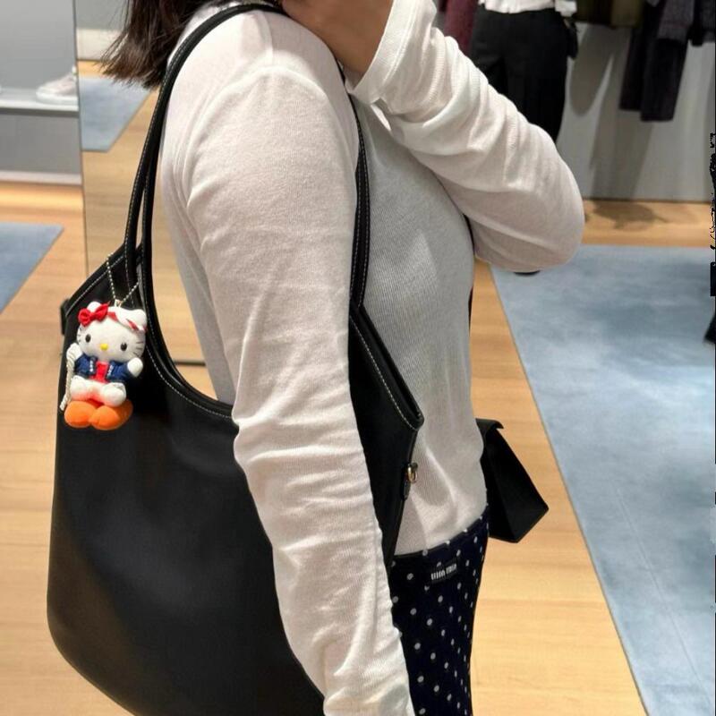 Ivy Tote Bag, Underarm Bag, Large Capacity Tote Canvas Bag, Shoulder Handbag, Fashionable and Versatile Commuter Bag, Women's Bag