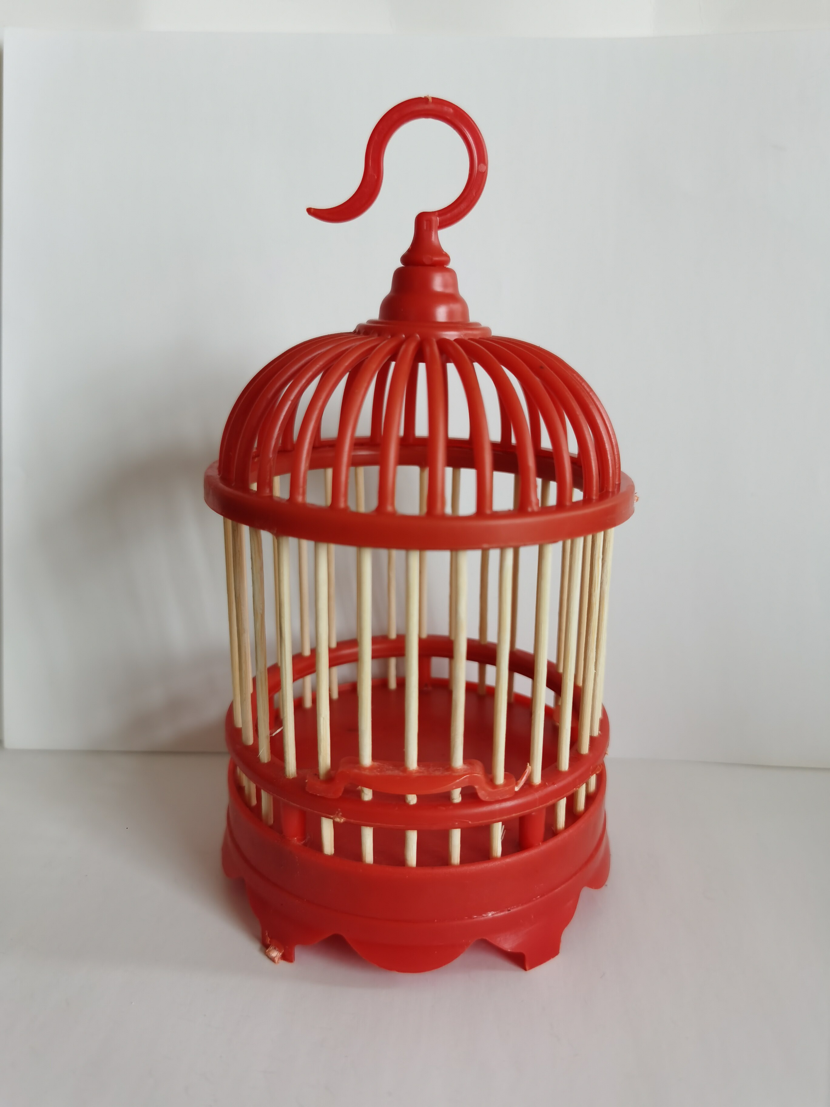 (40) Cage plastic bamboo cage cage round cage single layer of cage crawler chip manufacturer