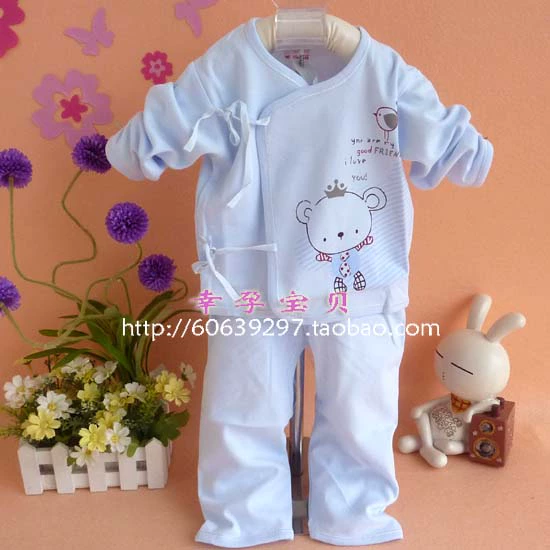 Nên mặc đồ lót cho bé ấm áp Bộ quần áo trẻ em cotton cho bé trai và bé gái mùa xuân thu đông