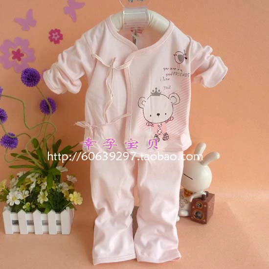 Nên mặc đồ lót cho bé ấm áp Bộ quần áo trẻ em cotton cho bé trai và bé gái mùa xuân thu đông quần áo trẻ em