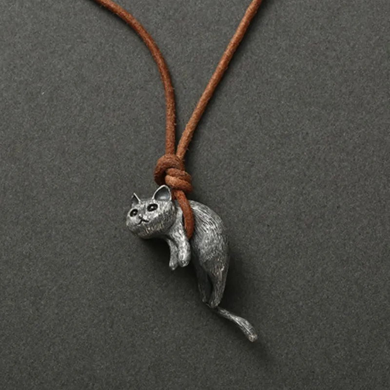 New Style """"Be Your Cat》New Necklace Is a Cute Gift for Male and Female Couples. It Is Versatile and Versatile for Pet Lovers