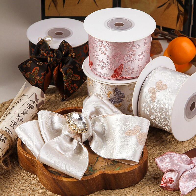 10 Yards Sheer Organza Ribbon Scalloped Edge - DIY Bow Making Floral Gift Wrapping Craft Supplies_voghion.com