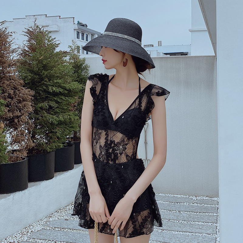 Swimsuit Woman Summer Fairy Korea dress sexy bikini shade slim conservative little fresh hot spring swimsuit