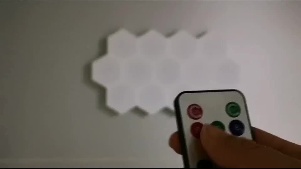 Remote Controlled Touch Hexagonal Modular Lights Creative Decoration Led Night Light Hexagon