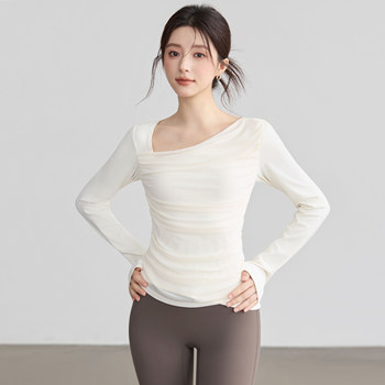 Voj yoga wear women's autumn mesh training fitness wear