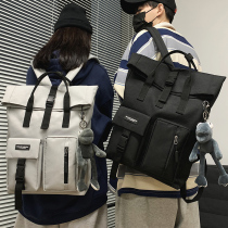 Computer bag male shoulder 14 inch ins schoolbag Japanese style female college students large capacity Korean version of Joker travel bag