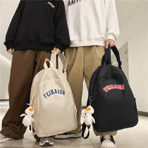 Original small crowdbook Han version original Shulazzang Backpack Mori Department Campus 100 Hitkins Double Shoulder Bag Female University Students