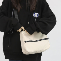 Functions Tooling Sloped Satchel Bag Men 2021 New 100 Hitch Oxford Cloth Single Shoulder Bag Female College Student Leisure Original Juku Craze