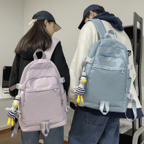 Backpack Double Shoulder 2021 New School Bully Bag Large Capacity Advanced Senses Junior High School Students Travel Computer Bag