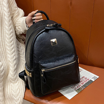 2020 new mini foreign style backpack female leather Korean original backpack tide simple street fashion travel bag