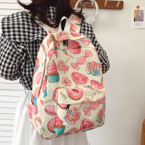 Children cartoon backpack female 2021 new large capacity Primary School students shoulder bag printing Japanese school bag original niche