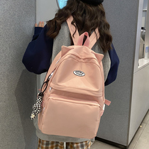 Cute School Bag Girls Super Cute Korean Version Original Juku Ulzzang University Students Double Shoulder Bag Female High School Students Large Capacity Wins