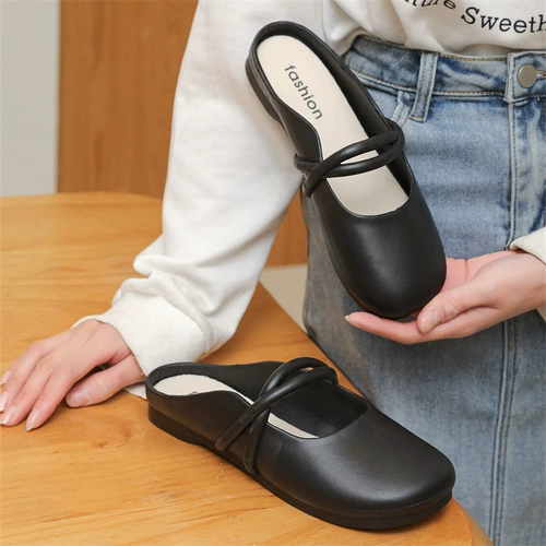 Тапочки, летняя обувь для отдыха, сандалии, французский стиль, 2024 года