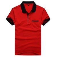 Красный черный карман галстука