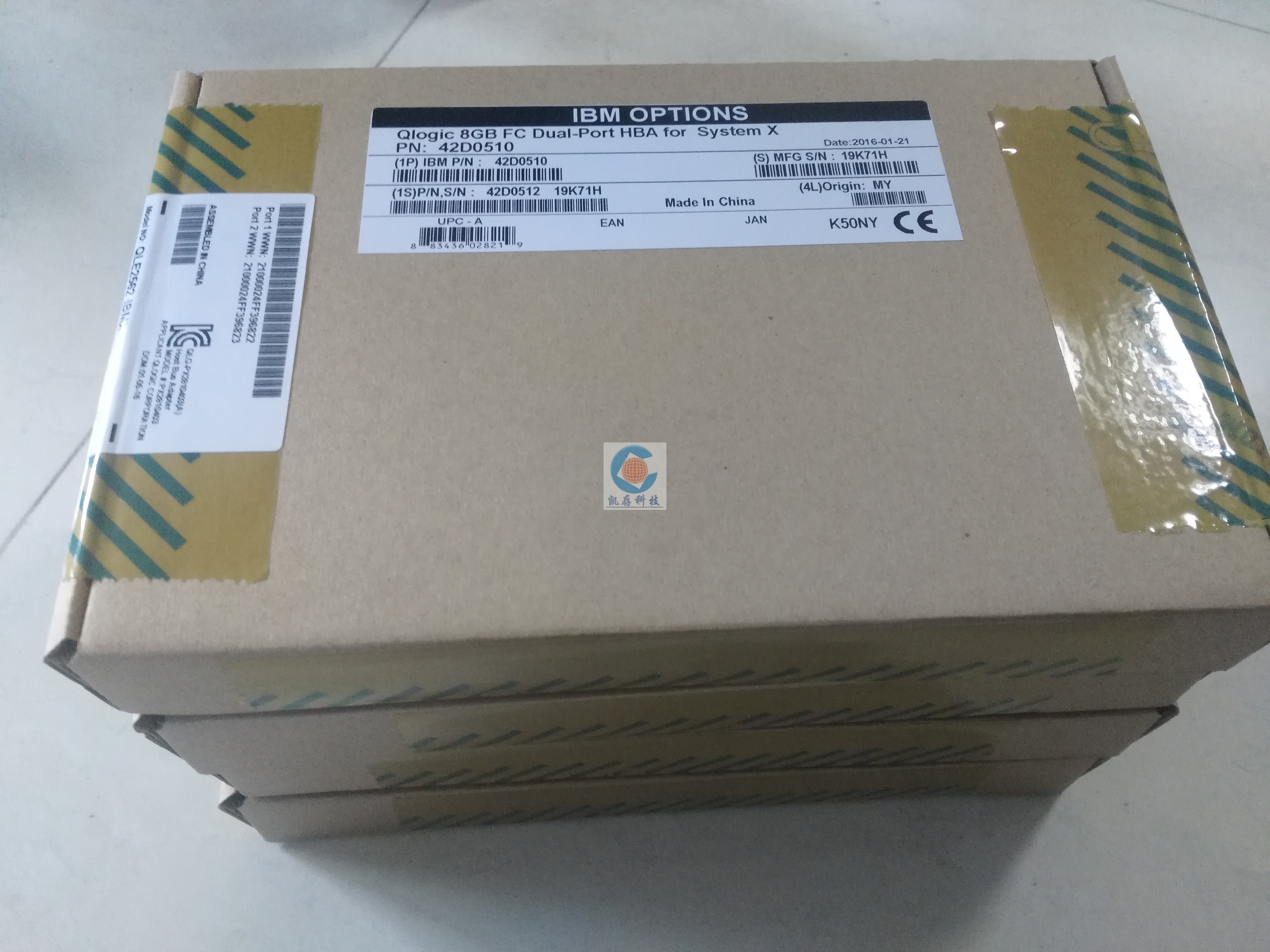 New boxed 01CV750 01CV750 01CV753 01CV753 QLE2690-LNV 16Gb HBA fabric