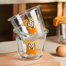 Shisu home lying fat tiger glass preservation box can be heated in microwave oven special bowl lunch box soup bowl fruit lunch box
