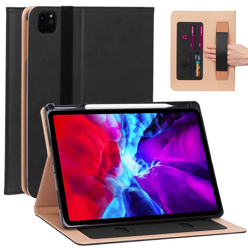 [Совместимо с iPad Air 4 2020 10.9'' кожаный чехол A2324 A2072 защитное покрытие]