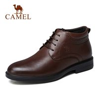 Giày nam Camel mùa đông kinh doanh giày da bình thường Giày da nam kinh doanh cộng với nhung ấm giày nam giầy clark