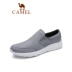 Giày nam Camel 2018 thu đông mùa đông thời trang mới Giày da bình thường Giày thời trang Hàn Quốc với giày thấp Giày thấp