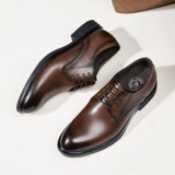 Мужской летний высокий кожаный классический костюм для отдыха для кожаной обуви