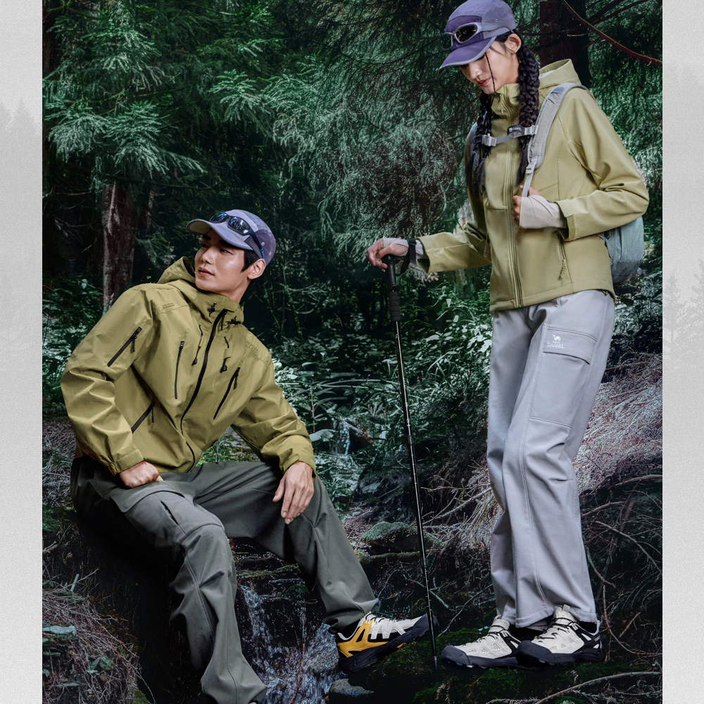 Мода повседневная обувь 【云山二代】骆驼登山鞋男秋季新款户外徒步鞋透气舒适运动鞋女 Camel