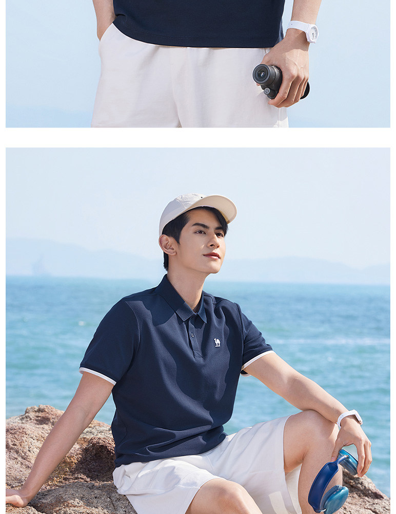 Шелковая летняя футболка polo 