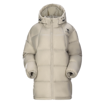 Camel Outdoor Lightweight Down Jacket Womens 2024 Winter New Thick Warmth Waterproof and Windproof Bread Jacket