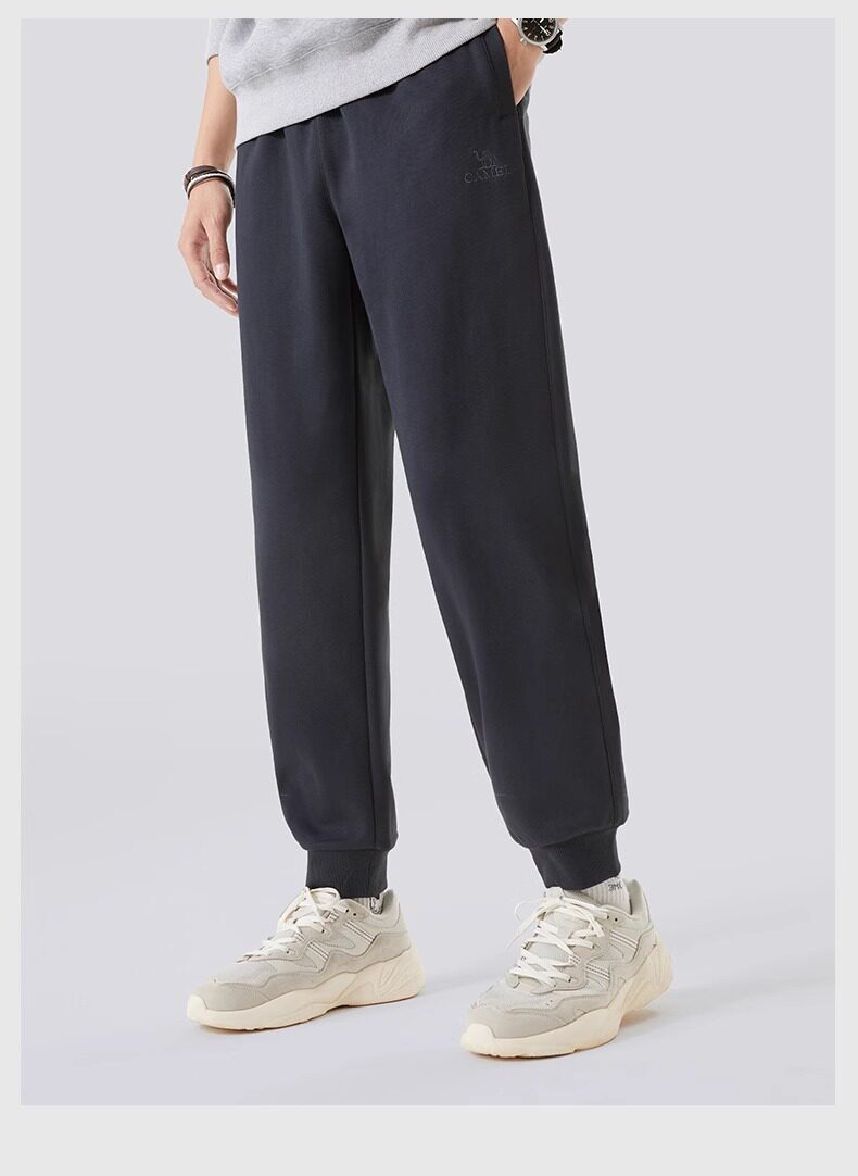 Мужские спортивные летние черные универсальные альпинистские штаны для отдыха, свободный крой Camel 