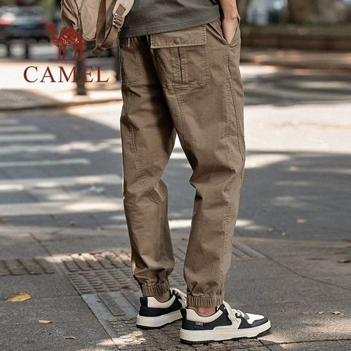 Мужские хлопковые демисезонные японские универсальные штаны для отдыха, осенние, оверсайз, свободный крой