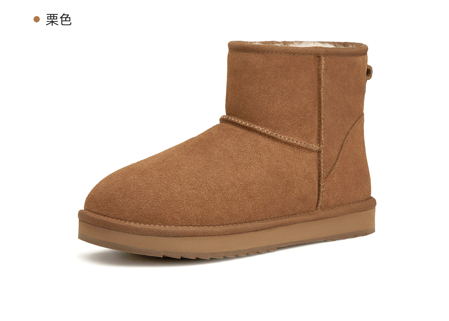 Утепленная обувь 骆驼男鞋冬季羊毛防寒情侣靴加绒棉鞋男款东北保暖加厚雪地靴男士 Camel