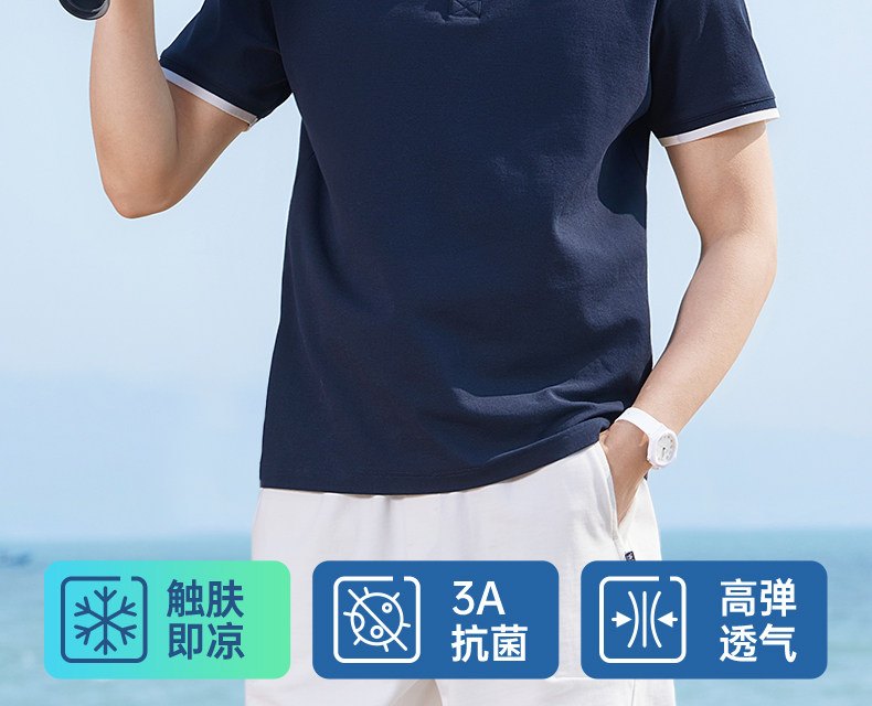 Шелковая летняя футболка polo 