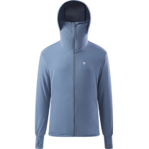 Camel Outdoor Sun Protection Clothing for Men and Women 2024 Summer New Ice Silk Cool Feeling Anti-UV Fishing Sun Protection Clothing