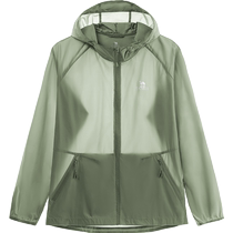 Camel outdoor sun protection clothing mens 24-year summer light and breathable ice silk cool sun protection clothing skin clothing womens jacket