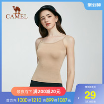 Camel womens base shirt sleeveless top 2020 summer new small camisole female summer slim fit