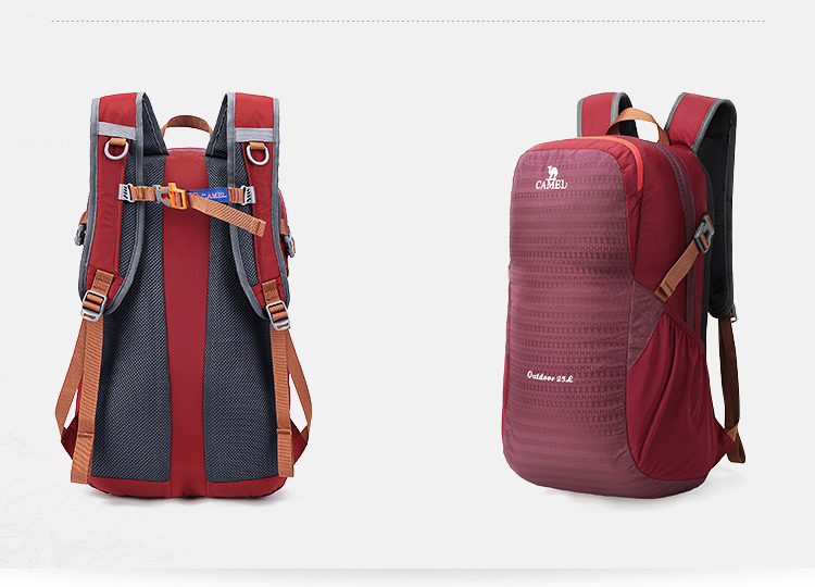 Lạc đà ngoài trời ba lô 25L unisex mặc đi bộ đường dài đi bộ giải trí thời trang - Ba lô regods balo