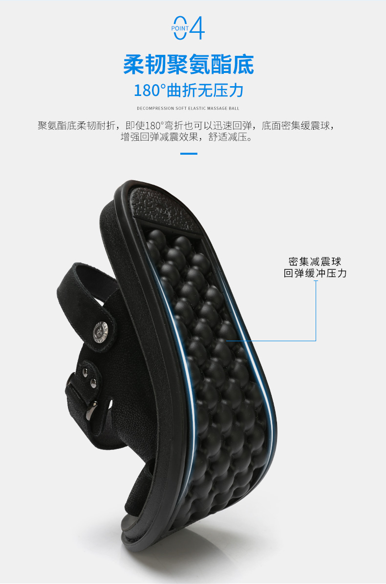 Giày nam lạc đà 2018 hè mới thời trang sandal da Giày nam nhẹ nhàng giản dị hai đôi giày đi biển shop giày nam