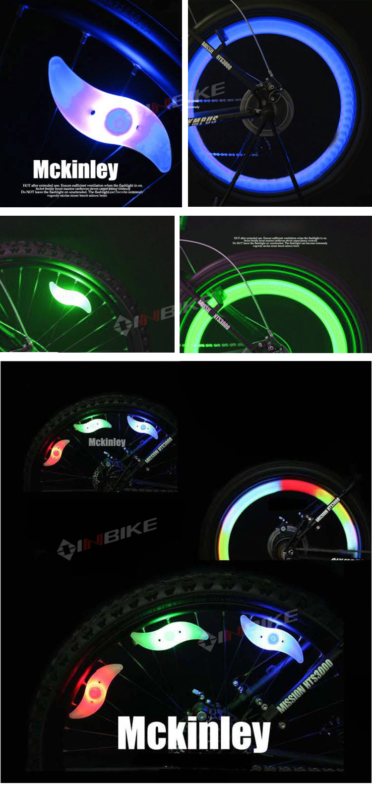 Eclairage pour vélo INBIKE - feux de Valve - Ref 2400395 Image 13