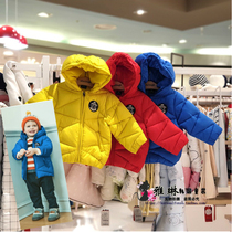 Now discount allolugh a road Korea 19 winter baby simple hooded cotton clothing casual cold clothing