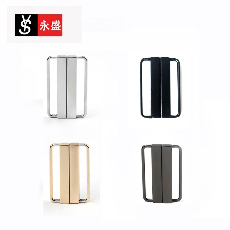 High-grade metal belt buckle down jacket elastic belt buckle belt head DIY decorative buckle clothing accessories