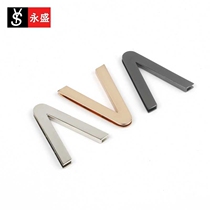 High-end Metal V Collar Breast Collar Dress Dress DIY Handmade Accessories Hand-stitched V-shaped Collar Clip Buttoned Clothing Accessories