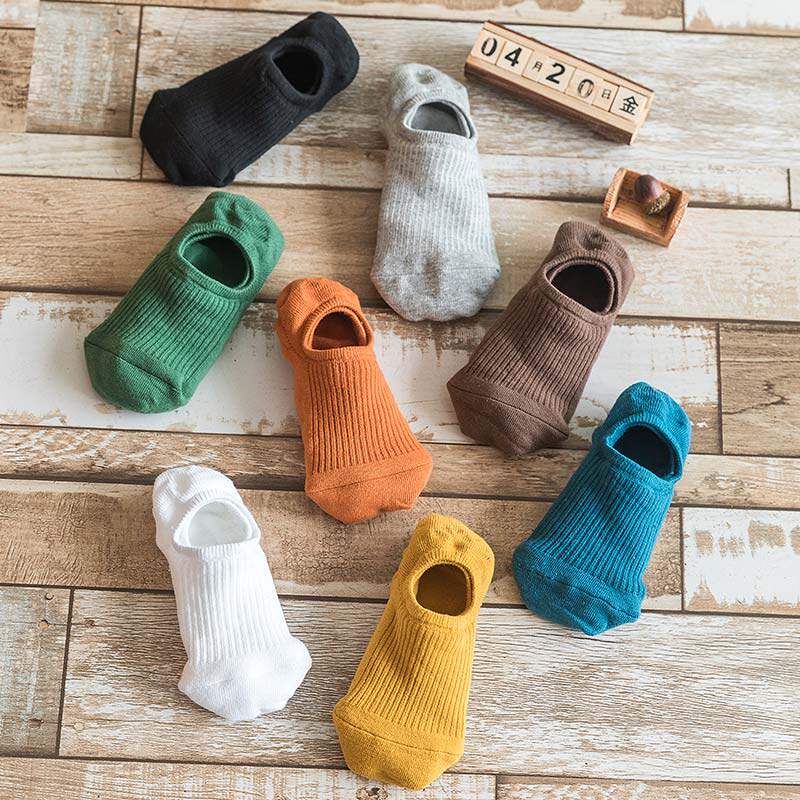 Boat Socks male summer silicone stealth stealth low-gang men's shallow mouth anti-smell sweating socks stealth boat socks